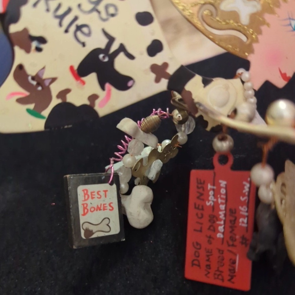 Vintage SILVESTRI Dogs Rule by Karen Rossi/Fanciful Flights Ornament Angel Lady - Picture 5 of 10